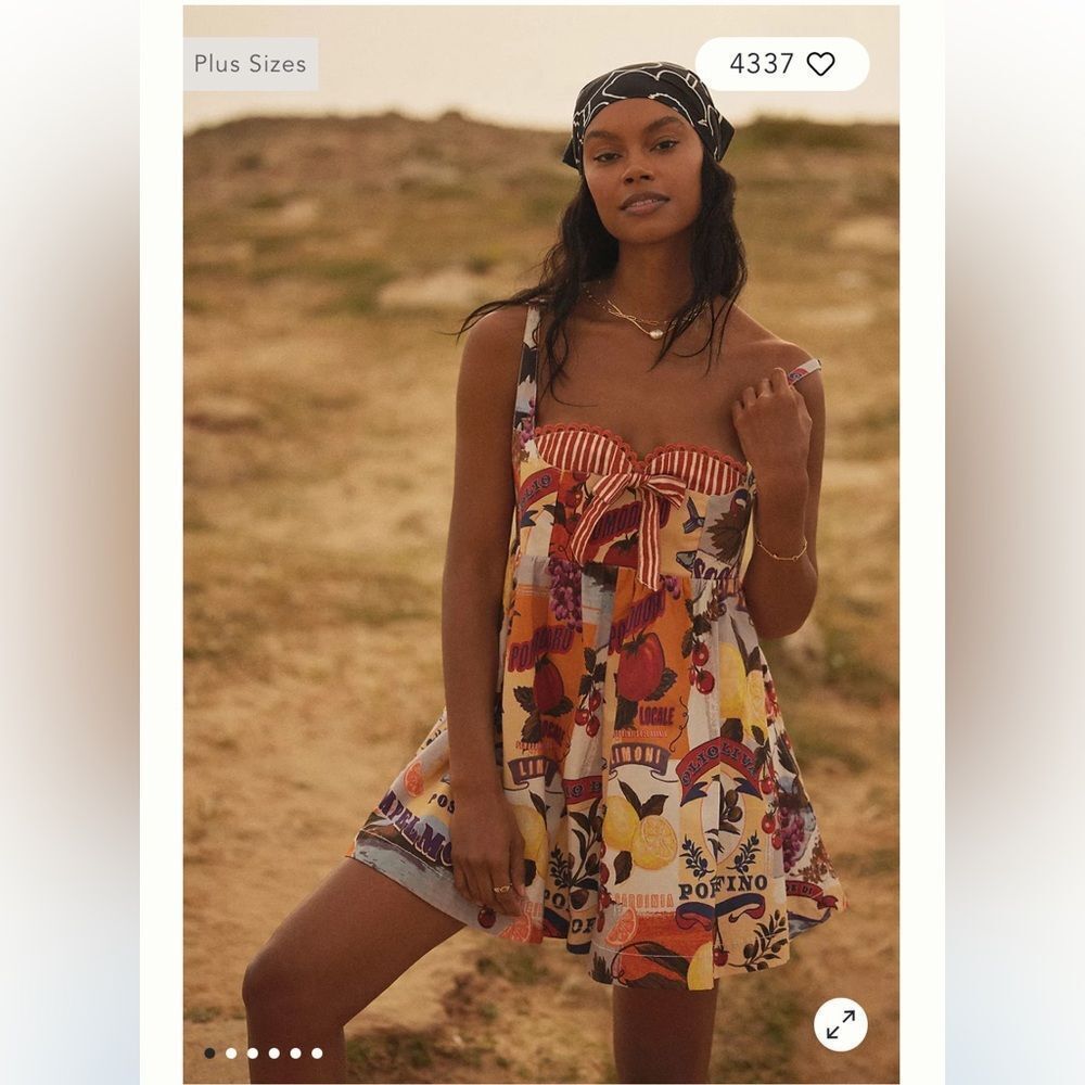 Anthropologie Maeve Layered Bustier Romper - Picture 1 of 11